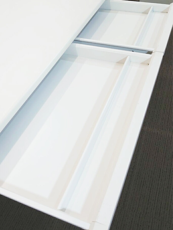 【送料無料 東京地区限定】 イトーキ W1000 平机 4台セット オフィスデスク スチールデスク ワークデスク 事務机 平デスク CXP 【中古】 - 画像 (6)