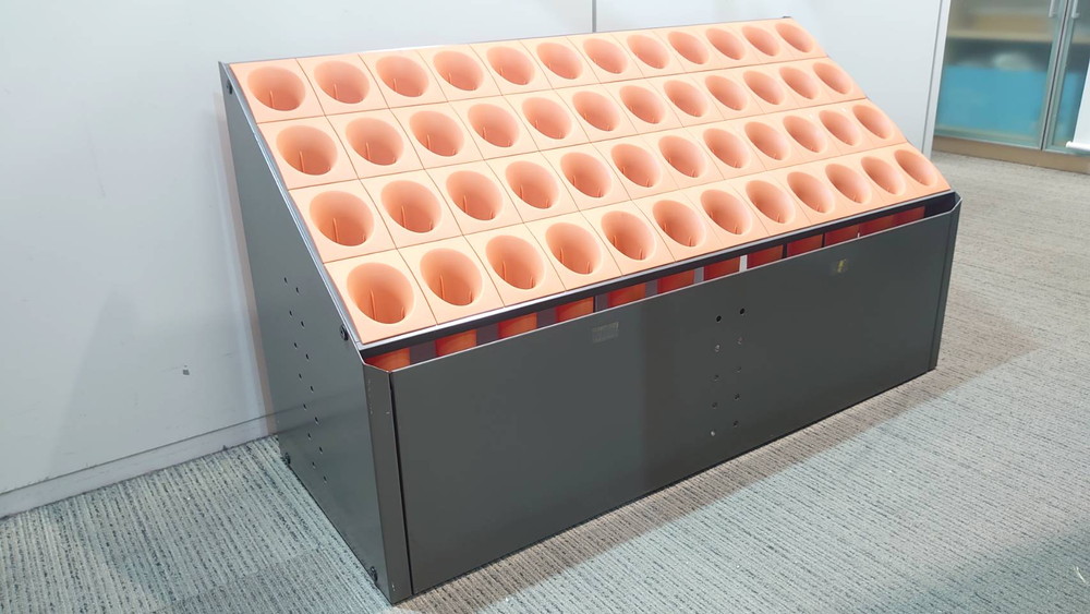 【中古】傘立て アンブレラホルダー アンブレララック 48本立