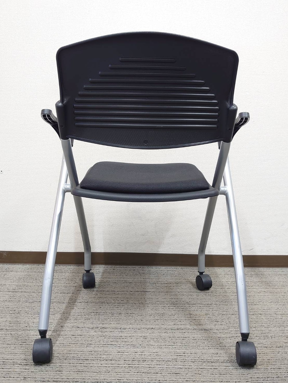 【中古・送料無料 地域限定】10脚セット 会議椅子 ミーティング用チェア - 画像 (6)