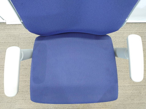 【中古・送料無料 地域限定】岡村製作所 ワークチェア10脚セット ひじ付き オカムラ エスクード - 画像 (8)