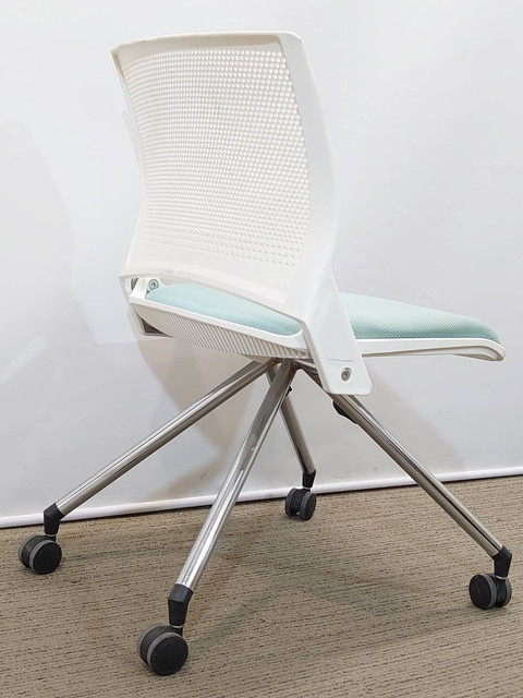 【送料無料 地域限定】4脚セット 会議用チェア オカムラ クリール【中古】 - 画像 (4)