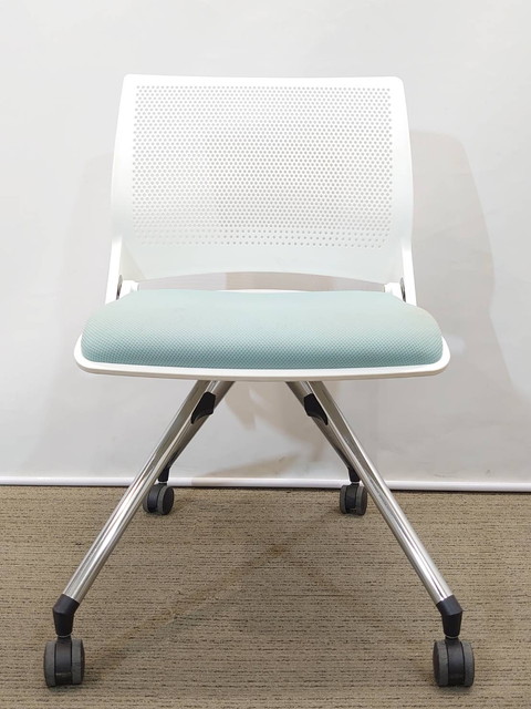 【送料無料 地域限定】4脚セット 会議用チェア オカムラ クリール【中古】 - 画像 (5)