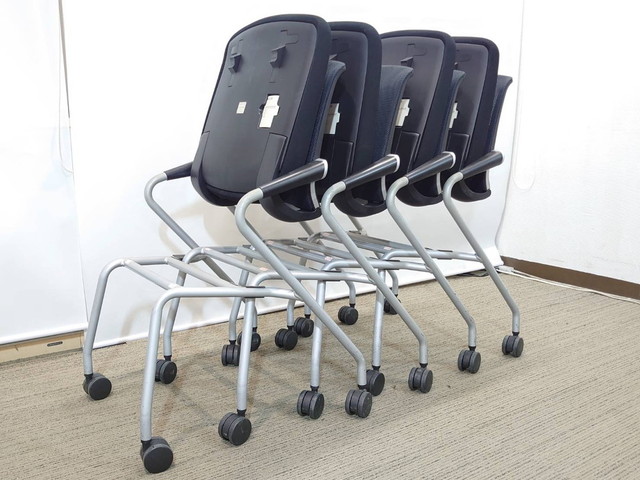 【中古・送料無料・東京地区限定】会議チェア お得な10脚セット KOKUYO - 画像 (8)