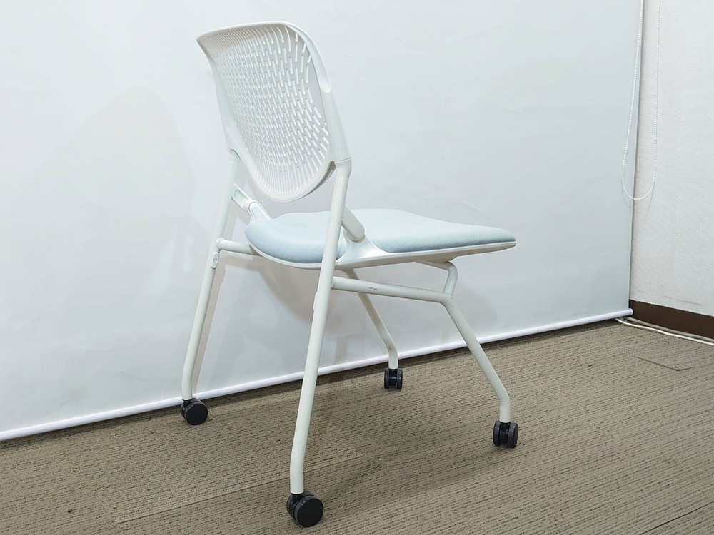 【中古・送料無料・地域限定】4脚セット 会議チェア ミーティングチェア - 画像 (4)