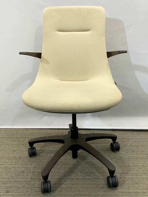 【中古・送料無料 地域限定】肘付きオフィスチェアー 役員チェア ITOKI MOVU モーブ 国産 - 画像 (5)