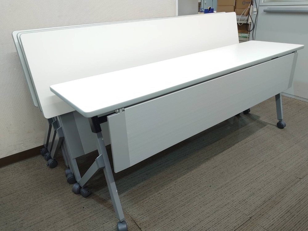 【送料無料 東京地区限定】4台セット 折りたたみテーブル ナイキ NAIKI【中古】 - 画像 (2)