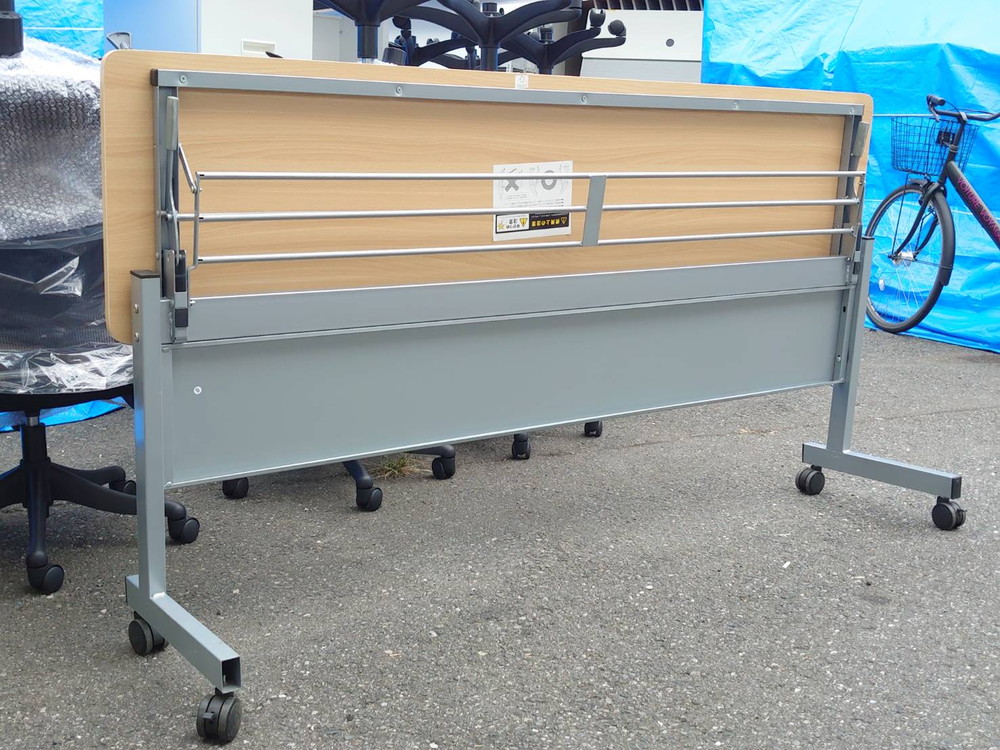 【中古】幅1800 スタックテーブル 折りたたみテーブル - 画像 (4)