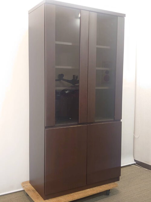 【中古】両開き書庫 役員用収納家具 役員書庫 イトーキ 国産