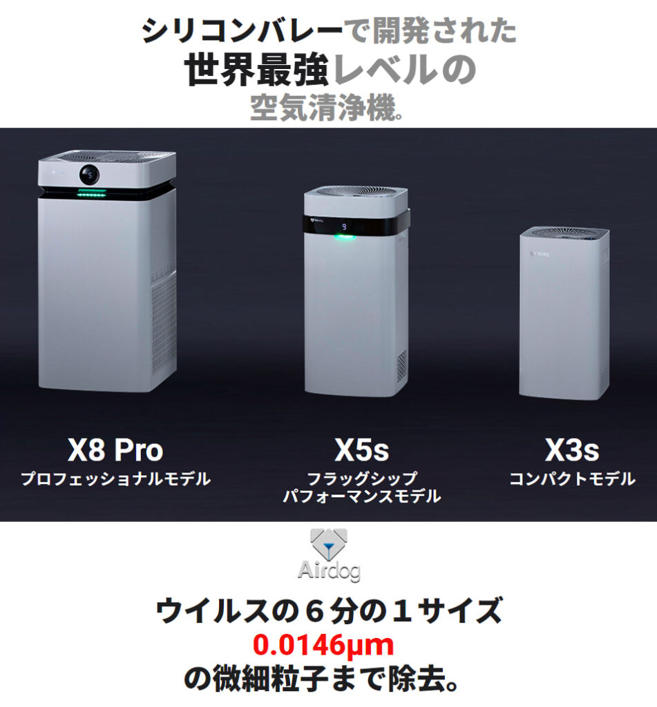 シリコンバレーで開発された世界最強の空気清浄機