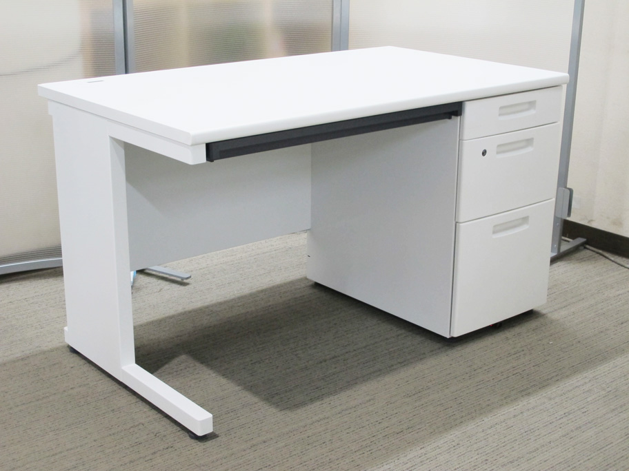 【美品】4人用 コクヨ ピクサ 開業セット 片袖机 片袖デスク オフィスデスク 事務机 ワークデスク スチールデスク 事務デスク オフィス用デスク 4台セット - 画像 (3)