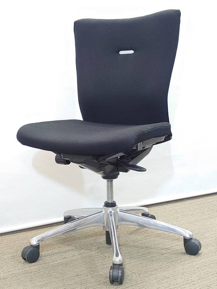【送料無料 地域限定】4脚セット オフィスチェア デスクチェア 事務チェア キャスターチェア 事務イス ワークチェア PCチェア オカムラ 岡村製作所 フィーゴ Feego 国産 【中古】 - 画像 (2)