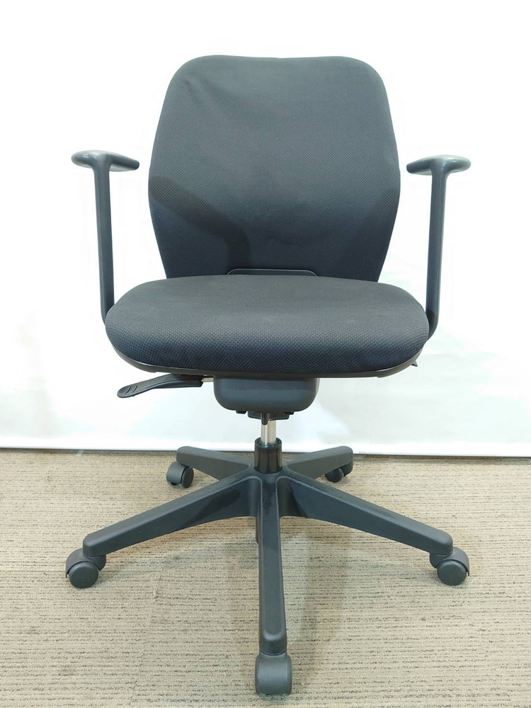 【送料無料 地域限定】 5脚セット ウチダ シエルト OAチェア オフィスチェア デスクチェア 事務チェア PCチェア 肘つき 【中古オフィス家具】【中古】 - 画像 (8)