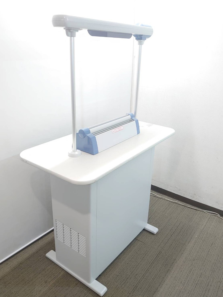 喫煙台 キャスター付き スモーキングスタンド 喫煙カウンター 喫煙コーナー 分煙 分煙対策 三菱 【送料無料 東京地区限定】分煙機 三菱電機 BS-C13C スモークダッシュ カウンタータイプ 喫煙 【中古オフィス家具】【中古】 - 画像 (4)