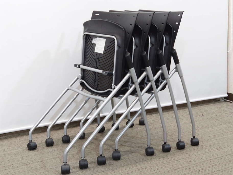 【送料無料 東京地区限定】【120脚入荷】 100脚セット イトーキ マノス 会議チェア ミーティングチェア 平行スタックチェア 会議椅子 会議イス スタッキングチェア スタックチェア ネスタブルチェア ネスティングチェア ITOKI MANOSS 【中古オフィス家具】【中古】 - 画像 (9)