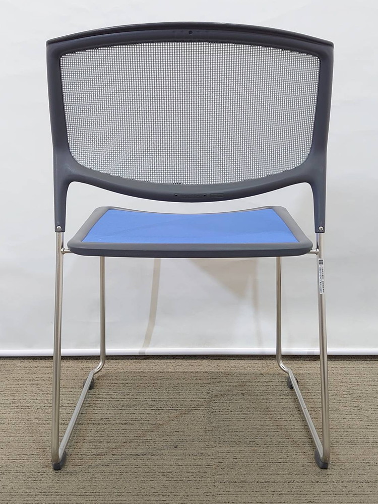 会議用チェア 会議椅子 ミーティング用チェア 会議用椅子 会議イス 多目的チェア メッシュチェア アクソナ 国産 【送料無料 東京地区限定】26脚セット axona AICHI ミーティングチェア 会議チェア スタッキングチェア スタックチェア【中古オフィス家具】【中古】 - 画像 (5)