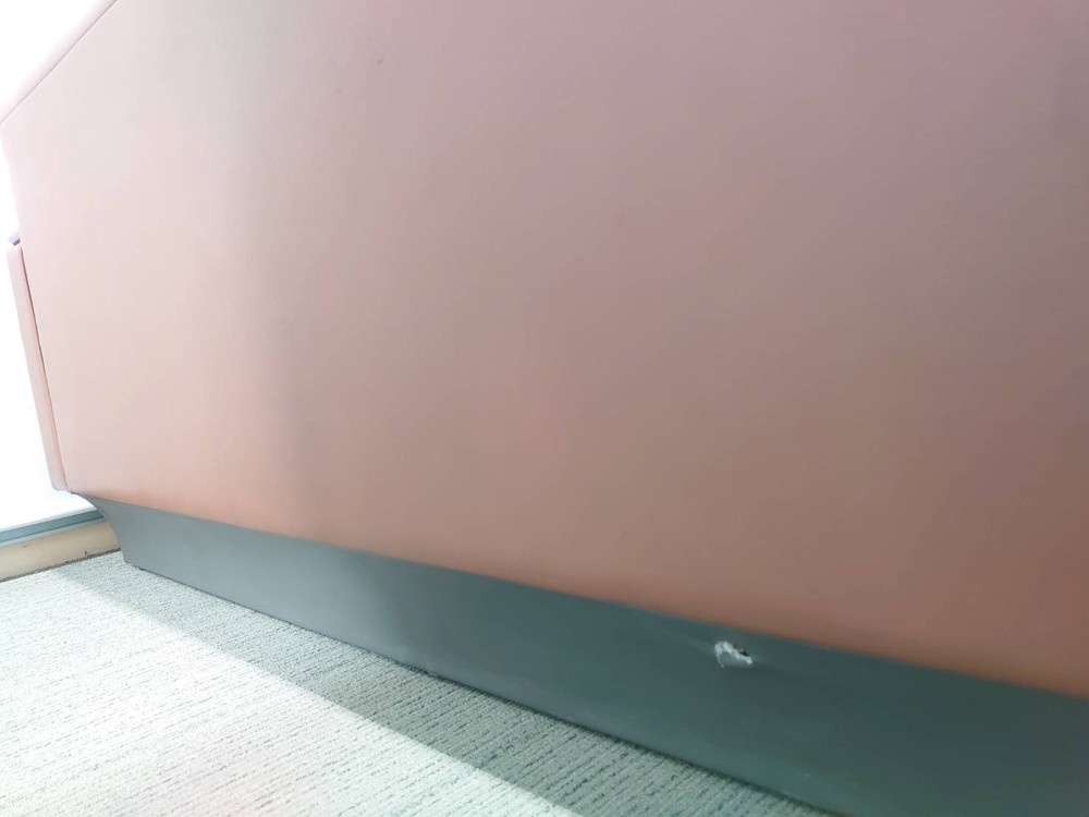 イトーキ ソファ 応接ソファ 3人掛けソファ 合皮ソファ アームソファ W1840×D760×H680 役員室 応接室 待合室 中古ソファ LYK-13DCH3 国産 【中古オフィス家具】【中古】 - 画像 (7)