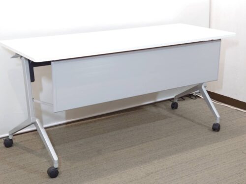 ミーティングテーブル 会議テーブル 折りたたみテーブル 折り畳みテーブル フラップテーブル フォールディングテーブル コクヨ リーフライン 【中古オフィス家具】【中古】