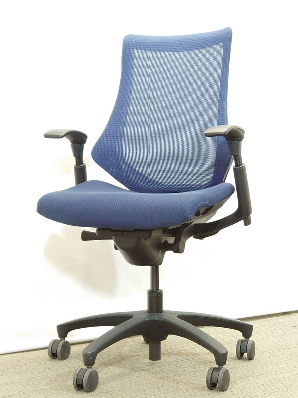 【送料無料 地域限定】【訳あり特価】 オフィスチェア デスクチェア メッシュチェア ハイバックチェア 肘付き 事務チェア PCチェア キャスターチェア 事務イス イトーキ エフチェア 【中古オフィス家具】【中古】 - 画像 (2)