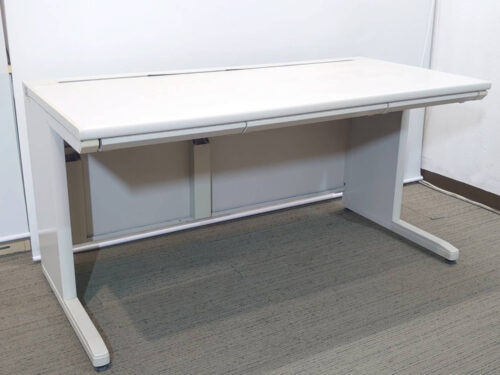 平机 スチールデスク オフィスデスク ワークデスク PCデスク 事務机 事務デスク 事務用デスク パソコンデスク W1400 KOKUYO 【中古オフィス家具】【中古】