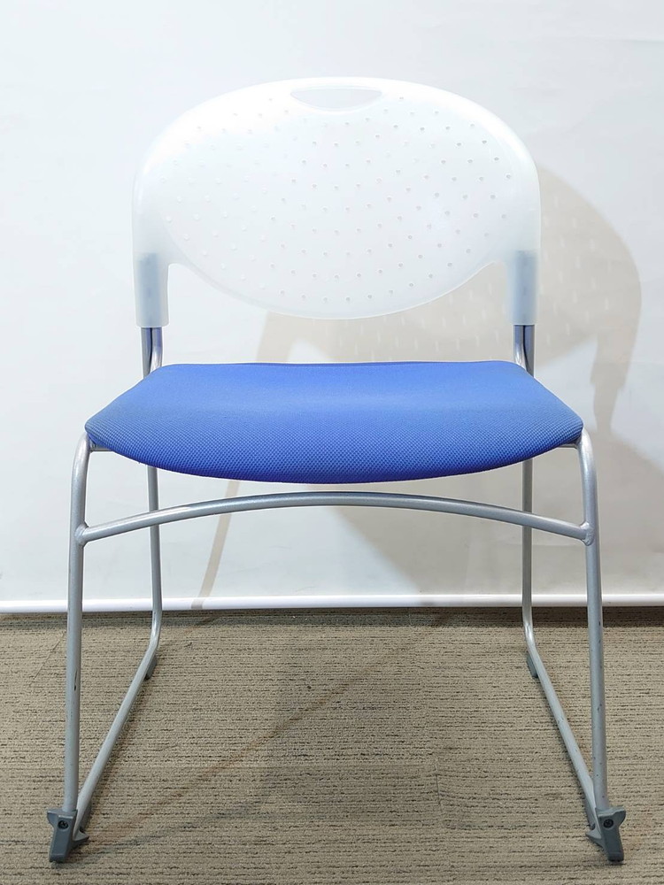 【送料無料 地域限定】 6脚セット 会議チェア ミーティングチェア 会議用チェア スタックチェア 会議イス イトーキ クリケットチェア 国産 【中古オフィス家具】【中古】 - 画像 (5)