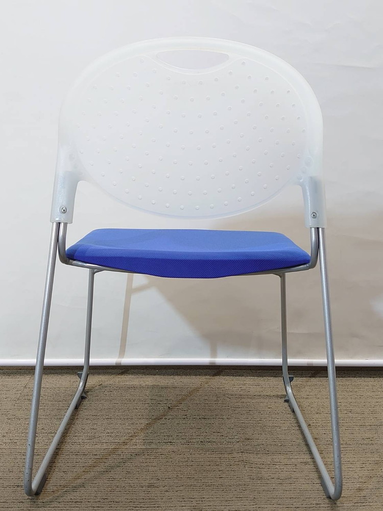 【送料無料 地域限定】 6脚セット 会議チェア ミーティングチェア 会議用チェア スタックチェア 会議イス イトーキ クリケットチェア 国産 【中古オフィス家具】【中古】 - 画像 (4)