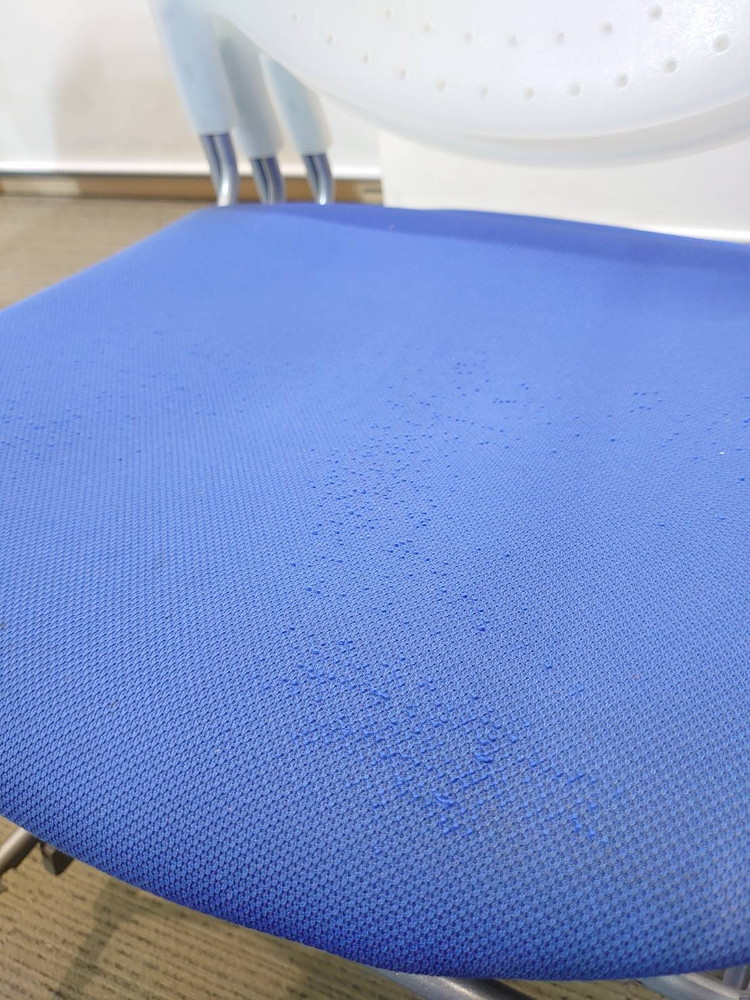 【送料無料 地域限定】 6脚セット 会議チェア ミーティングチェア 会議用チェア スタックチェア 会議イス イトーキ クリケットチェア 国産 【中古オフィス家具】【中古】 - 画像 (7)