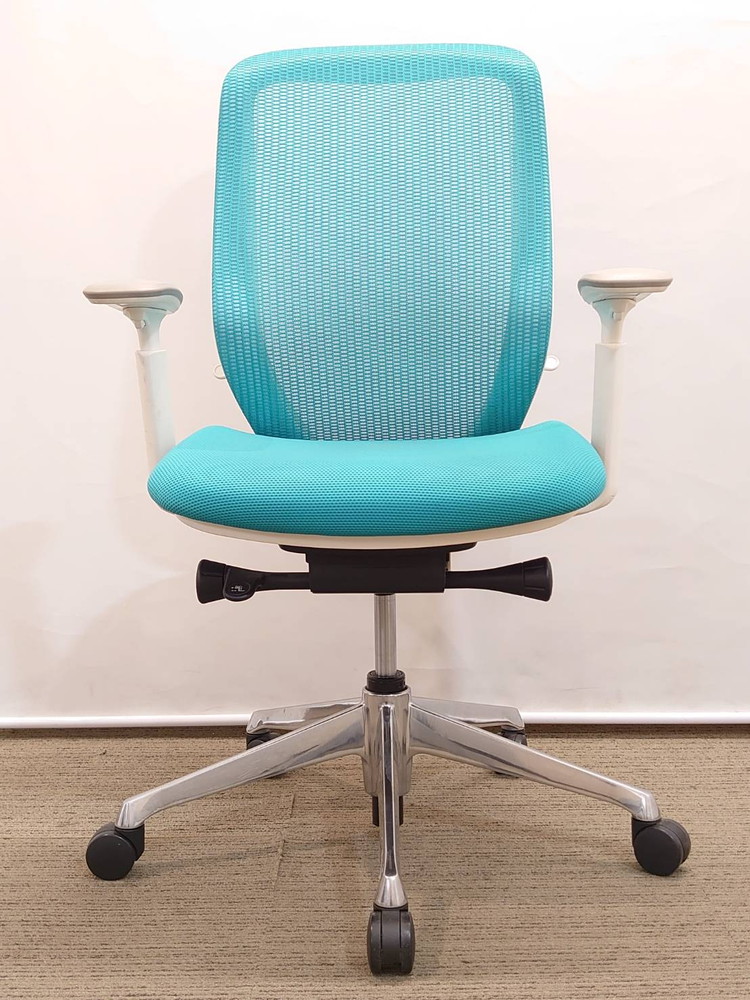 【送料無料 地域限定】 美品 オカムラ シルフィー Sylphy オフィスチェア デスクチェア メッシュチェア 肘付き ワークチェア テレワーク リモートワーク 在宅勤務 在宅ワーク 国産 【中古オフィス家具】 - 画像 (5)