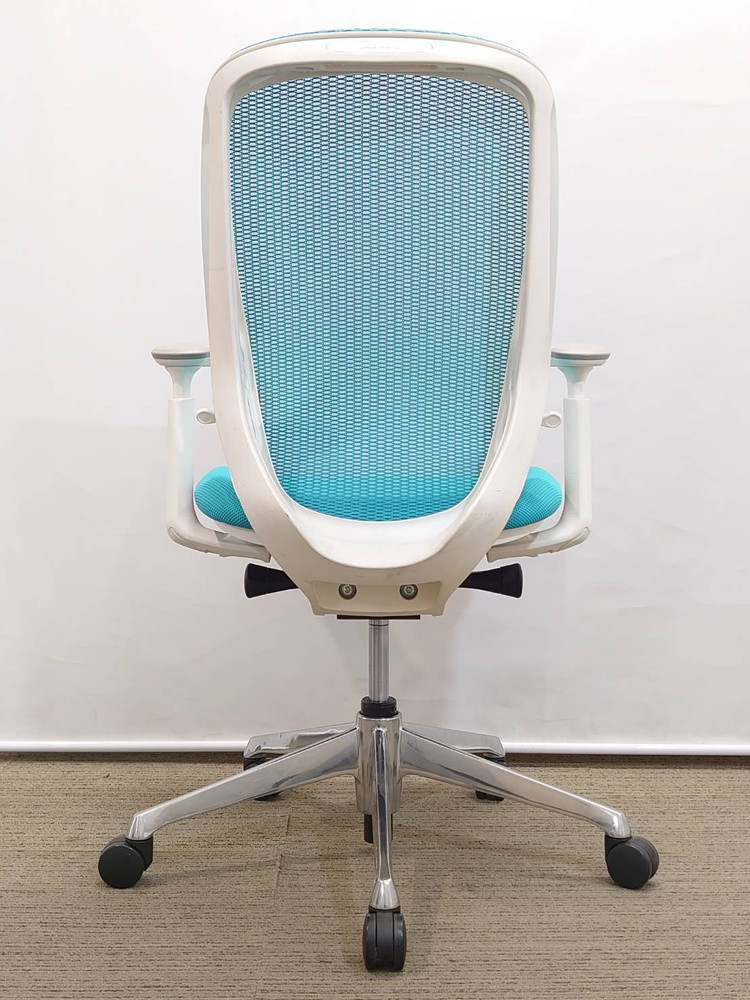 【送料無料 地域限定】 美品 オカムラ シルフィー Sylphy オフィスチェア デスクチェア メッシュチェア 肘付き ワークチェア テレワーク リモートワーク 在宅勤務 在宅ワーク 国産 【中古オフィス家具】 - 画像 (4)