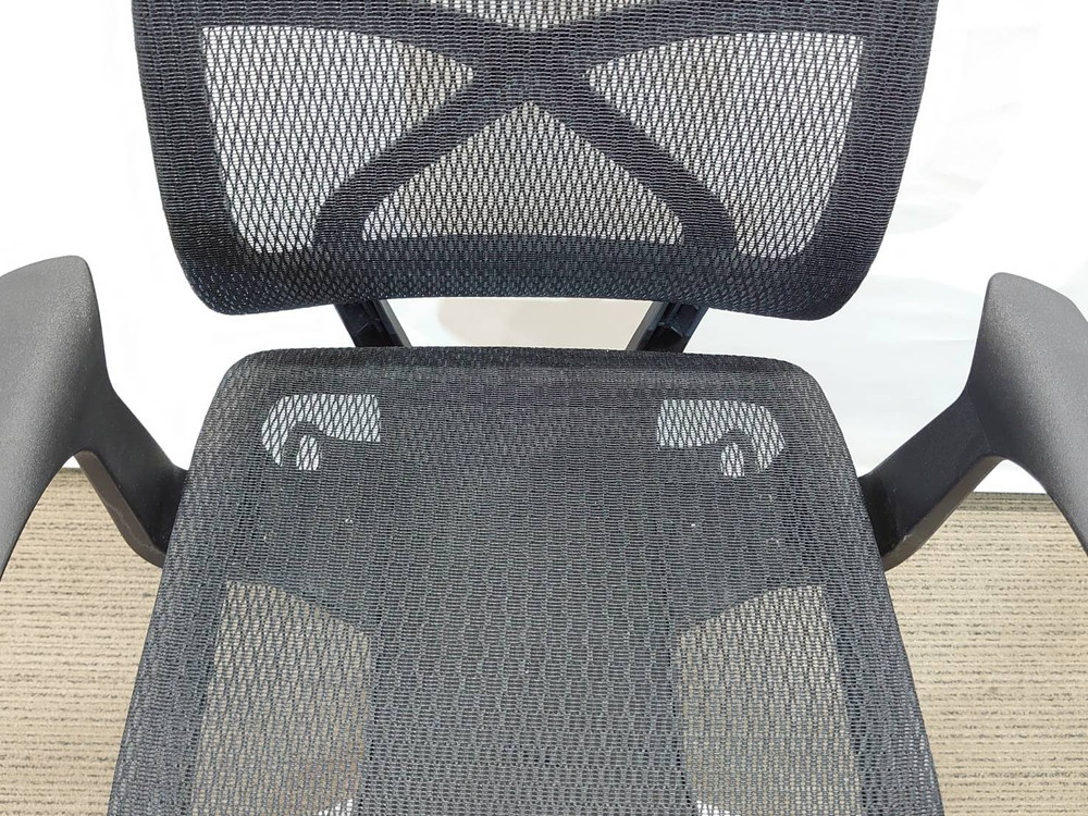 【送料無料 地域限定】 オフィスチェア デスクチェア メッシュチェア 事務チェア キャスターチェア 事務イス PCチェア オフィスコム シンクス2 【中古オフィス家具】【中古】 - 画像 (6)