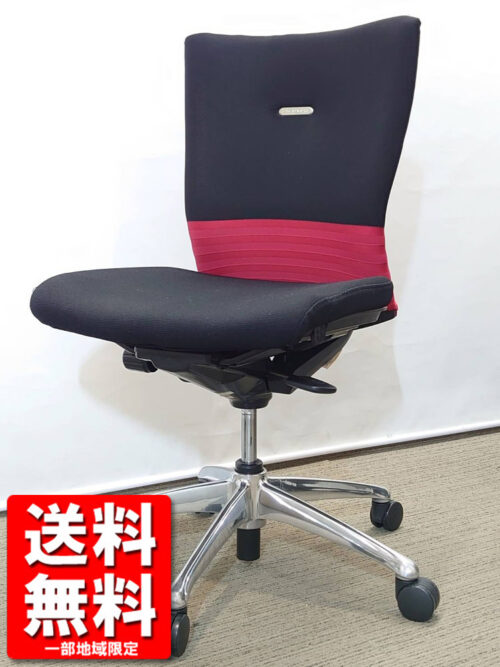 【送料無料 地域限定】オカムラ フィーゴ オフィスチェア デスクチェア 肘無し PCチェア OAチェア 事務チェア キャスターチェア 事務イス【中古オフィス家具】【中古】