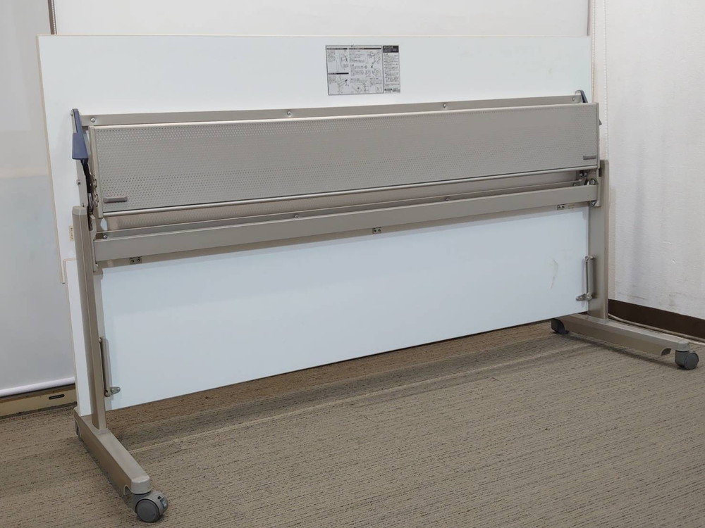 【送料無料 東京地区限定】4台セット ミーティングテーブル 会議テーブル スタックテーブル 折りたたみテーブル 折り畳みテーブル フラップテーブル W1800×D600 コクヨ 【中古オフィス家具】【中古】 - 画像 (6)