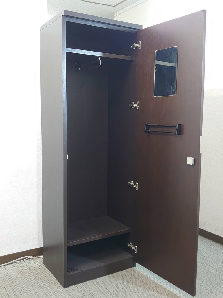 【送料無料 東京地区限定】イトーキ X09 役員家具3点セット ガラス書庫 ワードローブ ローガラス書庫 書庫【中古オフィス家具】【中古】 - 画像 (8)