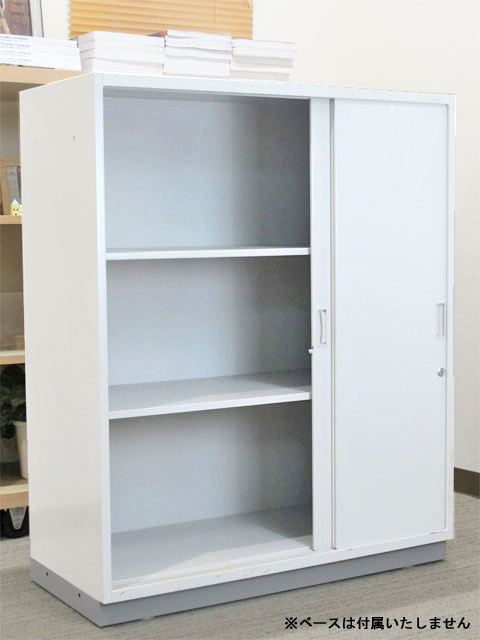 【送料無料 東京地区限定】【美品】【在庫9台あり】イトーキ シンライン 引き違い書庫 キャビネット 引戸書庫 引き戸書庫【中古オフィス家具】【中古】 - 画像 (3)