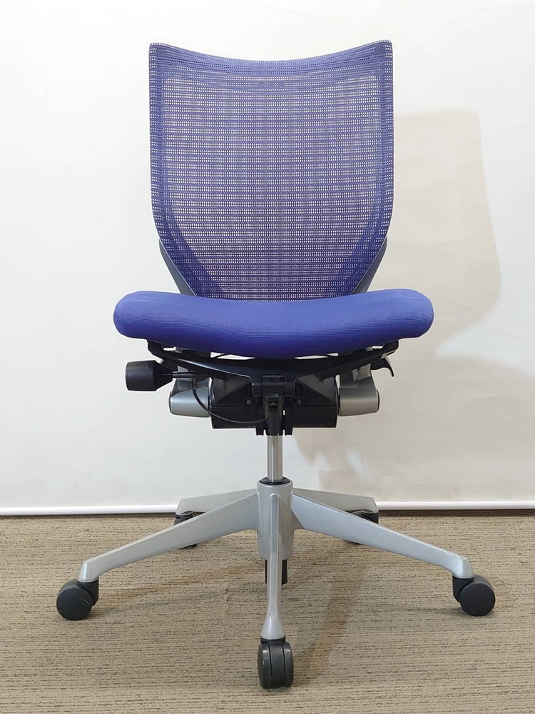 【送料無料 地域限定】 4脚セット オカムラ バロン Baron オフィスチェア デスクチェア メッシュチェア 事務チェア PCチェア OAチェア okamura CP33DW FEF4 【中古オフィス家具】【中古】 - 画像 (5)