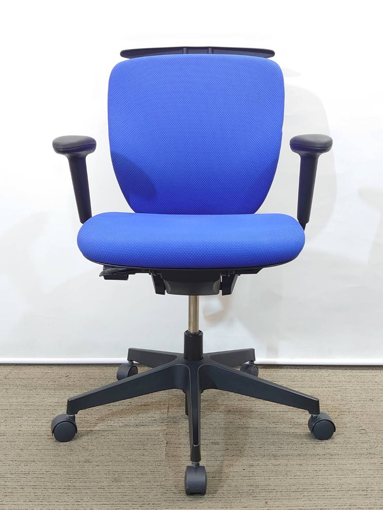 イトーキ プラオ オフィスチェア デスクチェア ひじ付き ハンガー付き 事務チェア OAチェア キャスターチェア 事務イス ワークチェア 国産 【中古オフィス家具】 【中古】 (複製) (複製) - 画像 (3)