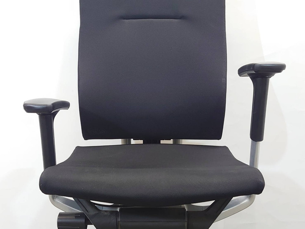 【送料無料 地域限定】オフィスチェア デスクチェア 事務チェア 役員チェア 可動肘付き【中古オフィス家具】【中古】 - 画像 (6)