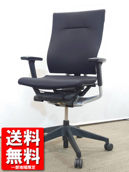 【送料無料 地域限定】 オフィスチェア デスクチェア 事務チェア 役員チェア 可動肘付き イトーキ スピーナ 国産 【中古オフィス家具】【中古】