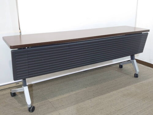 折りたたみテーブル 折り畳みテーブル 平行スタックテーブル ミーティングテーブル 会議テーブル スタックテーブル W1800×D450×H700 コクヨ KT-620 【中古オフィス家具】【中古】 (複製)