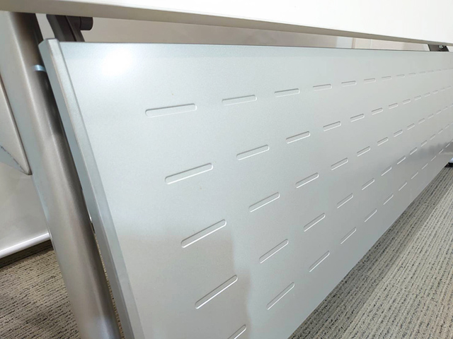 美品 折りたたみテーブル 折り畳みテーブル 平行スタックテーブル ミーティングテーブル 会議テーブル スタックテーブル フォールディングテーブル スタッキングテーブル 会議用テーブル【中古オフィス家具】【中古】 - 画像 (7)