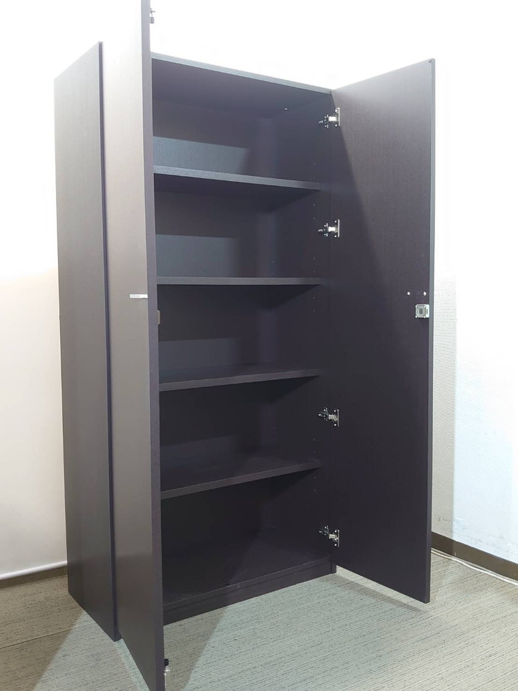 【送料無料 東京地区限定】 役員書庫 2点セット 役員書庫セット 両開き書庫 上下書庫 鍵付き書庫 木製書庫 本棚 書棚 役員家具 エグゼクティブ家具 イトーキ XG 【中古オフィス家具】【中古】 - 画像 (13)