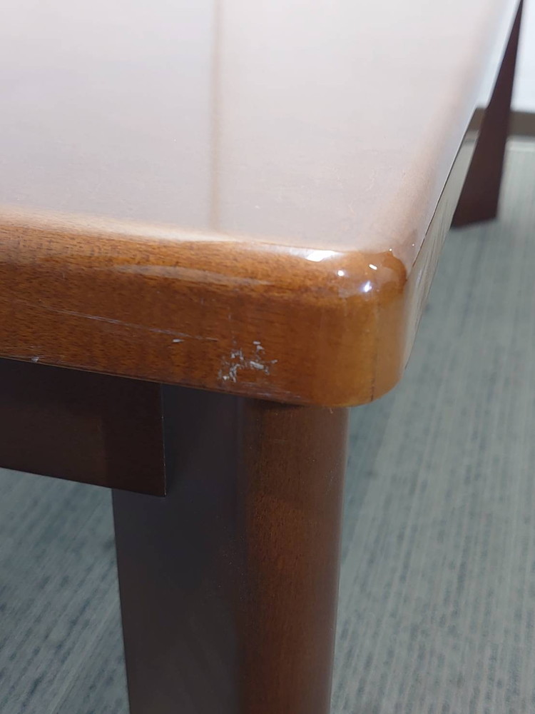 【送料無料 東京地区限定】 応接セット 4点セット 3人掛けソファ 1人掛けソファ テーブル ローテーブル 役員 会議 応接ソファ 応接家具 ソファ Tendo 【中古オフィス家具】【中古】 - 画像 (13)