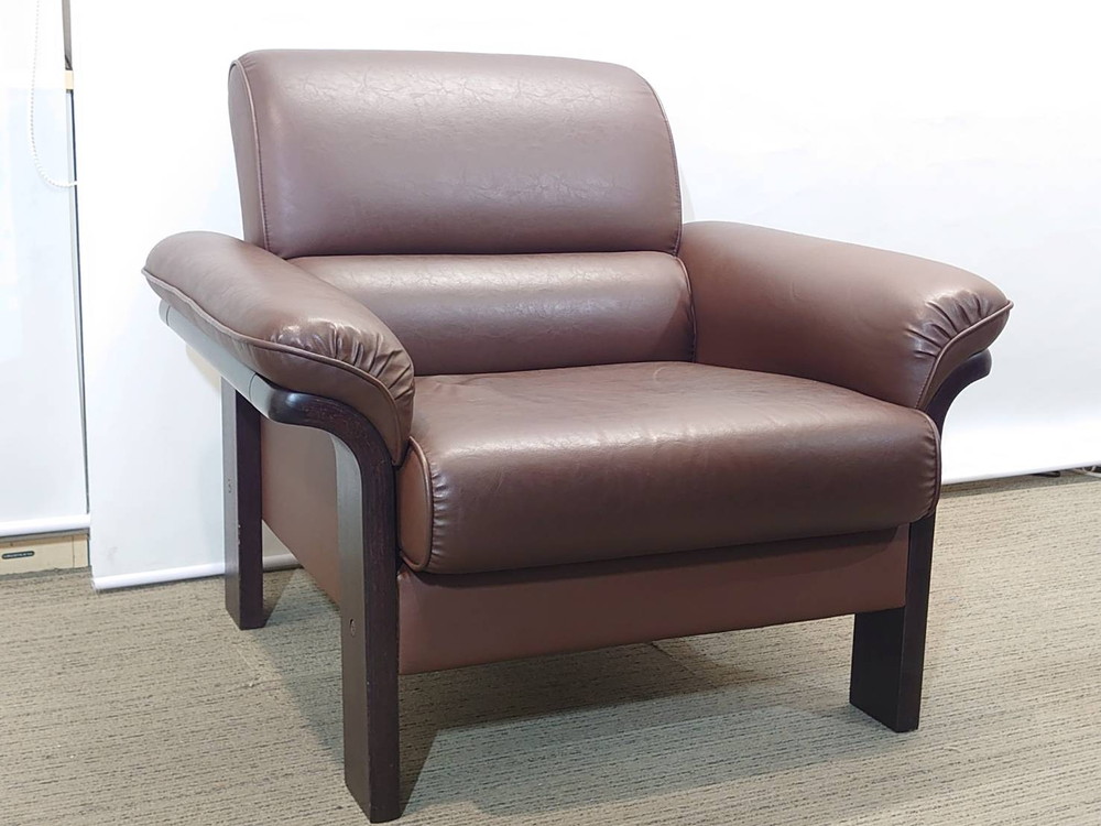 【送料無料 東京地区限定】 応接セット 4点セット 3人掛けソファ 1人掛けソファ テーブル ローテーブル 役員 会議 応接ソファ 応接家具 ソファ Tendo 【中古オフィス家具】【中古】 - 画像 (7)