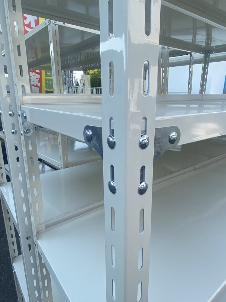 【送料無料 東京地区限定】 スチールラック 軽量ラック 中軽量ラック 天地5段 オープン棚 軽量棚 倉庫棚 キャビネット W1800 【中古オフィス家具】【中古】 - 画像 (6)