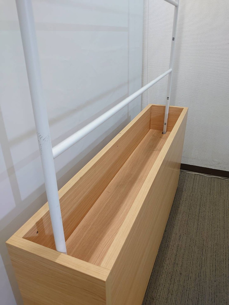 【送料無料 東京地区限定】 2点セット コクヨ ラダースクリーン プランターボックス プランター フラワースタンド フラワーボックス 植物ポット DAYS BOUNDARY W1500×D300×H1800 XY-BLSPX157MC1N 【中古オフィス家具】【中古】 - 画像 (7)