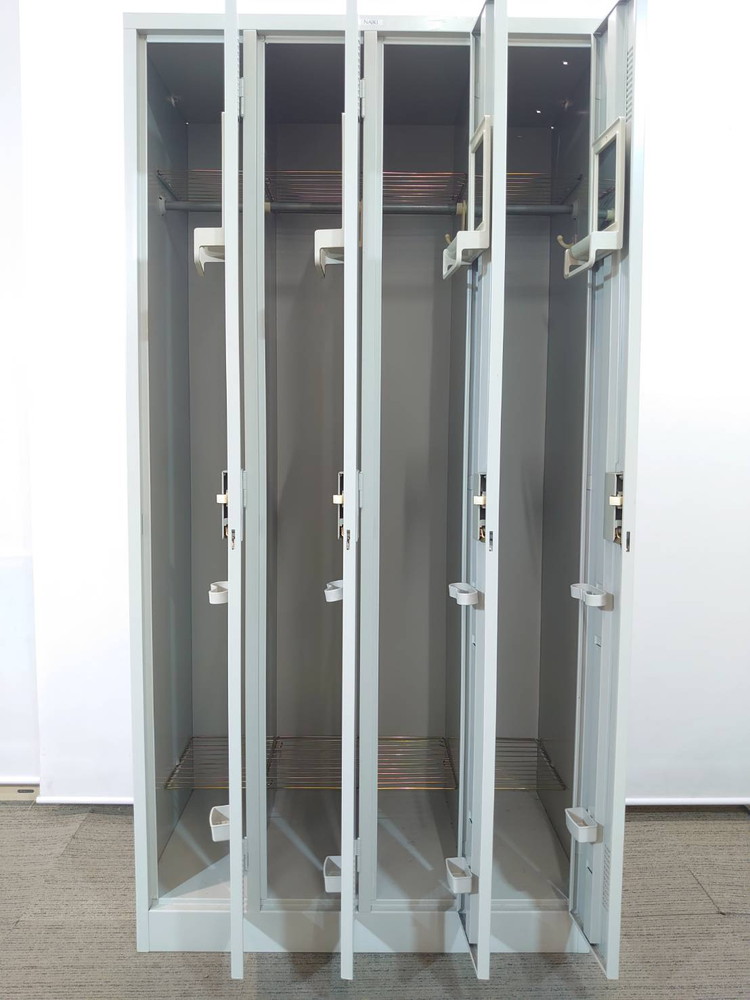 【店頭引き渡し限定】ナイキ 4人用 オフィスロッカー スチールロッカー 更衣ロッカー 貴重品ロッカー 国産 【中古オフィス家具】【中古】 - 画像 (7)