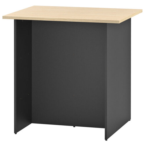 【法人様限定】送料無料 マルチユースカウンター W1000×D800　ナチュラル×ブラック RFDBM-1080NB