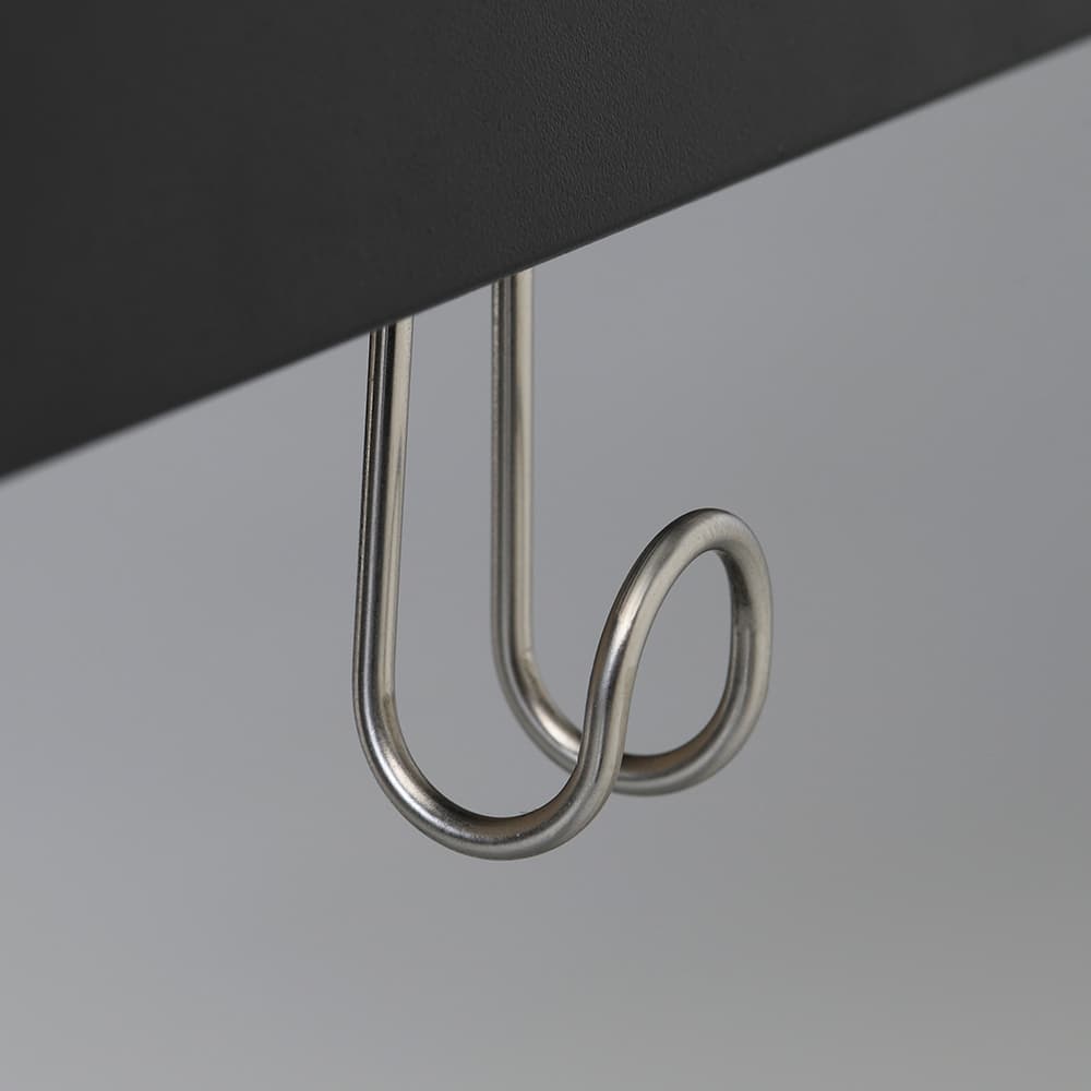 【法人様限定】送料無料 リスム デスク W1000×D450 ホワイト×ホワイト脚 2ヶ口コンセント付き RFFLD-1045WH-WL - 画像 (6)