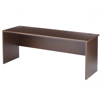 【法人様限定】送料無料 ノルム 木製デスクⅡ W1800xD600 ダーク RFPLD-1860DB2