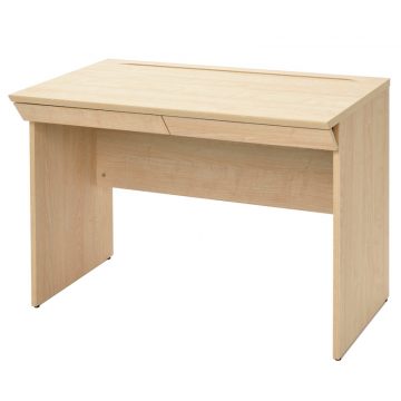 【法人様限定】送料無料 [ユピタシリーズ] RF木製デスク W1000 引出付き ナチュラル RFWD-1060NAD