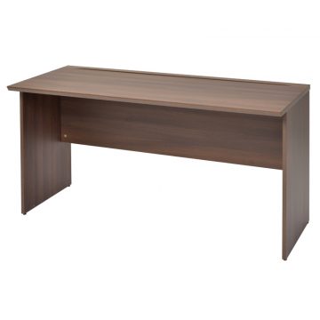 【法人様限定】送料無料 [ユピタシリーズ] RF木製デスク W1400xD600 ダーク RFWD-1460DB